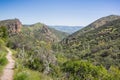 Landscape from the trail to North Chalone Peak, Hain Wilderness, Pinnacles National Park, California