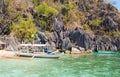 Landscape of tropical island. Coron island. Philippines. Royalty Free Stock Photo