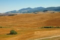 Landscape in tuscany in valdera Royalty Free Stock Photo