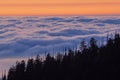 Twilight from Clingman`s Dome