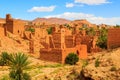 Landscape of a typical moroccan berber village Royalty Free Stock Photo