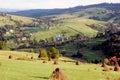 Landscape of Ukrainian green plains