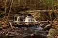 Upper tier of Enders Falls in Enders State Forest