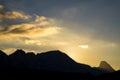 Landscape in Urkiola National Park at Basque Country Spain