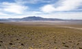 The landscape in Uyuni plateau