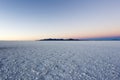 A landscape of Uyuni saltflat Royalty Free Stock Photo
