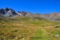 Landscape in val senales, south tyrol italy Royalty Free Stock Photo