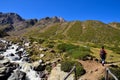 Landscape in val senales, south tyrol italy Royalty Free Stock Photo