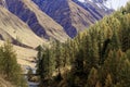 Landscape in the Val Trupchun in the Swiss National Park Royalty Free Stock Photo