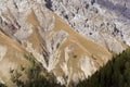 Landscape in the Val Trupchun in the Swiss National Park Royalty Free Stock Photo