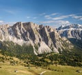 Valley in the dolomites alps