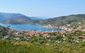 Landscape of Vathy Ithaca Greece Royalty Free Stock Photo