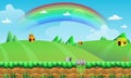 landscape vectore game background ui