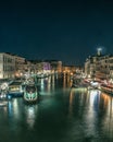 Landscape in Venice from Rialto`s Bridge Royalty Free Stock Photo