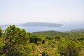 Landscape view in Alonissos island with an ocen Royalty Free Stock Photo