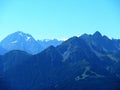 Landscape view of the Austrian Alps