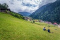 Landscape view of Ayder Plateau in Rize,Turkey Royalty Free Stock Photo