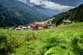 Landscape view of Ayder Plateau in Rize,Turkey Royalty Free Stock Photo