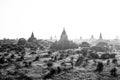 Landscape view of Bagan ruins, Myanmar Royalty Free Stock Photo