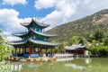 Landscape view of the Black Dragon Pool, it is a famous pond in the scenic Jade Spring Park located at the foot of Elephant Hill