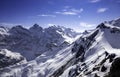Blue sky of mountain in Schilhorn ,Switzerland,European Alps in sunny day Royalty Free Stock Photo