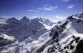 Landscape view with blue sky of mountain in Schilhorn ,Switzerland,European Alps in sunny day Royalty Free Stock Photo