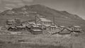 Bodie Goldmine in Sepia tone Royalty Free Stock Photo