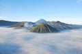 Landscape view of Bromo mountain