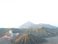 Landscape view Bromo mountain is an active volcano