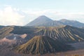 Landscape view Bromo mountain is an active volcano