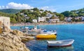 Landscape view Cala Vadella, Ibiza