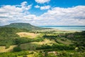 View over Badacsony Mountain and Lake Balaton, Hungary