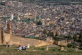 Landscape view of the city Fez Royalty Free Stock Photo