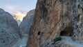 Landscape view of Dark Canyon in Town of Kemaliye or Egin in Erzincan,Turkey