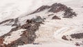 Landscape view of Diesel Hut.Mount Elbrus Royalty Free Stock Photo