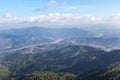 Landscape view of Doi Pha Tang mountain with Mekong river at Chiang Rai, Thailand. Royalty Free Stock Photo