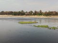 Landscape View of floting island near Beas River Himchal Pradesh India 1 Royalty Free Stock Photo