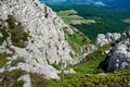 Landscape look from the top of a mountain