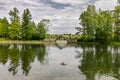 Landscape View Of Gatchina Park Royalty Free Stock Photo