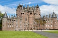 Landscape view of Glamis Castle Royalty Free Stock Photo