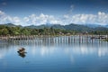 Landscape view of great lagoon Royalty Free Stock Photo