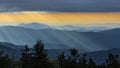 Great Smoky Mountains National Park Sunset Royalty Free Stock Photo