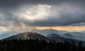 Great Smoky Mountains National Park Sunset Royalty Free Stock Photo