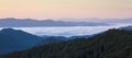 Great Smoky Mountains National Park Sunset Royalty Free Stock Photo