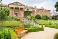 Landscape view of Hillsborough Castle, Northern Ireland from garden