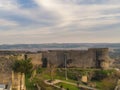 Landscape view of the historic walls of diyarbakir-turkey