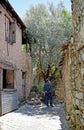 A landscape view of houses in a Turkish Village