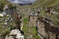 Landscape view of the imposing Shucto canyon