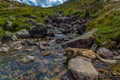 Landscape view of Kackar Mountains in Rize, Turkey. Royalty Free Stock Photo