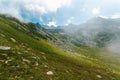 Landscape view of Kackar Mountains in Rize, Turkey Royalty Free Stock Photo